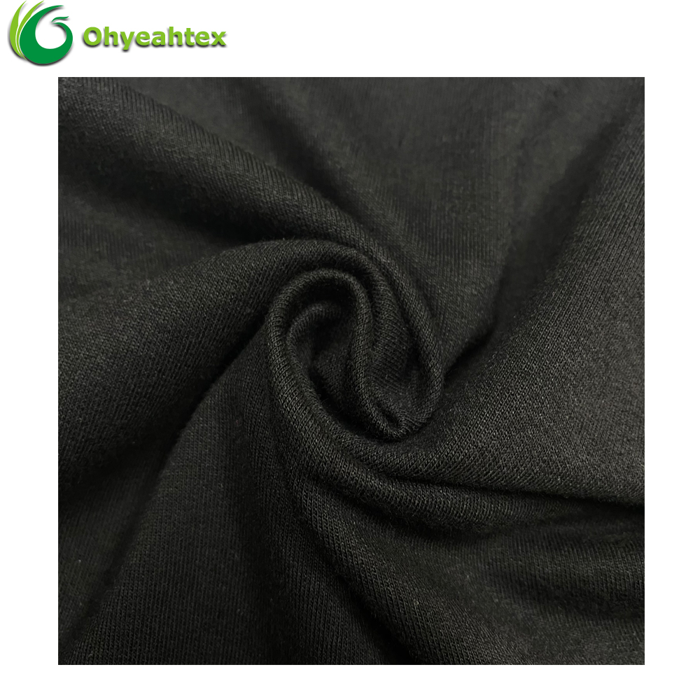 UPF50毛圈布30%有机棉70%竹纤维 用于帽衫 卫衣